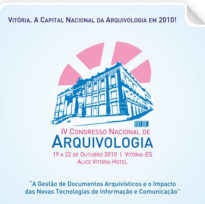 IV Congresso Nacional de Arquivologia